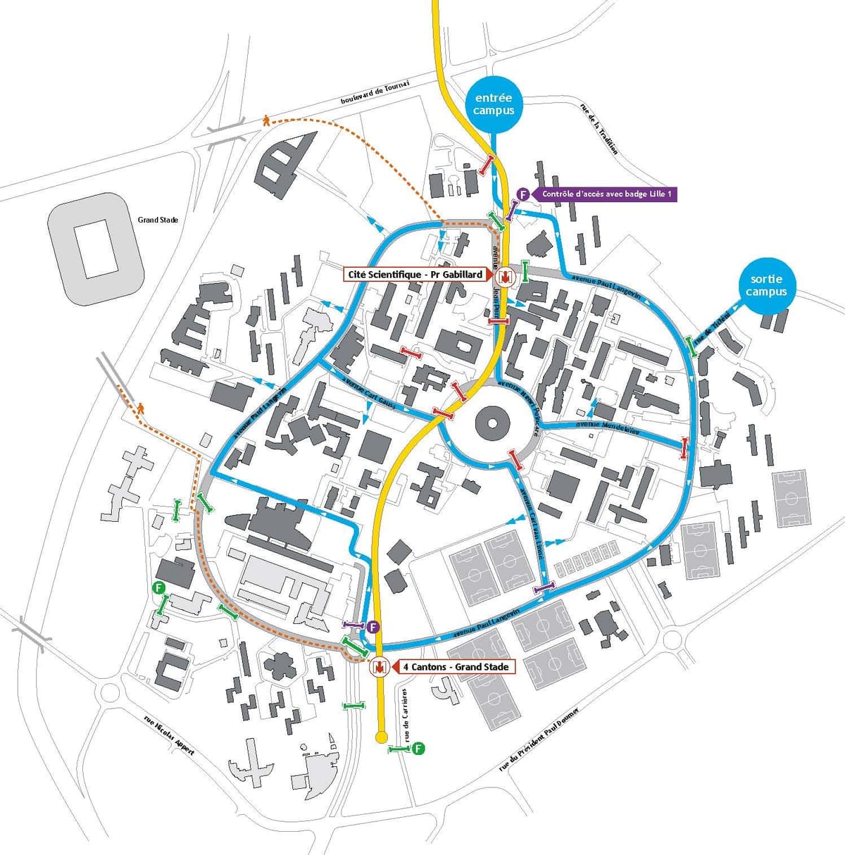 地図リールの学校