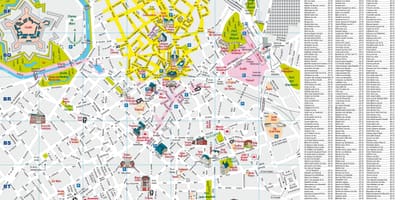 地図リールの町