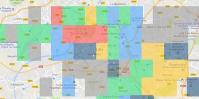 地図リールの近隣