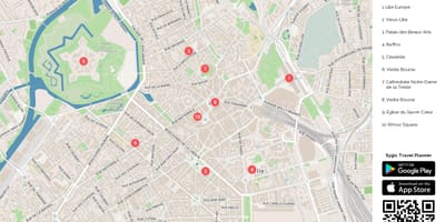 リール名所を地図