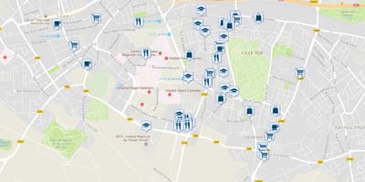 地図のリール店