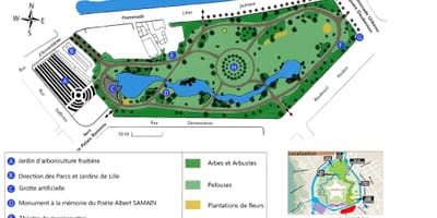 地図のリール庭園