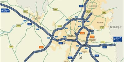 リール道路地図
